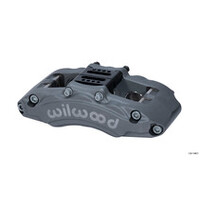 Wilwood Caliper - AT6 Lug Mount Black 1.75in/1.38in/1.38in Piston .75in Rotor - Left Side