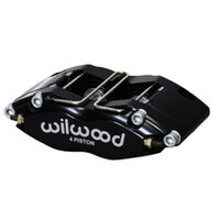 Wilwood Caliper-Dynapro Radial-Black Pwdr 1.25in Pistons 0.81in Disc