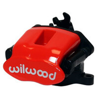 Wilwood Caliper-Combination Parking Brake-L/H-Red 34mm piston .81in Disc