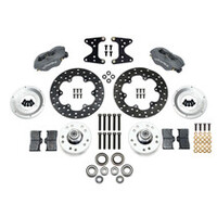 Wilwood Dynalite Single Front Drag Kit Drilled Rotor 71-80 Pinto/Mustang II Disc & Drum