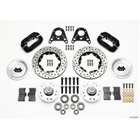 Wilwood Forged Dynalite Front Drag Kit Drilled Rotor Art Morrison Strut