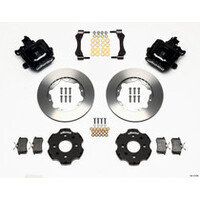 Wilwood Combination Parking Brake Rear Kit 11.00in Red Civic / Integra Disc 2.39 Hub Offset