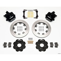 Wilwood Combination Parking Brake Rear Kit 12.19in Red Civic / Integra Disc 2.39 Hub Offset