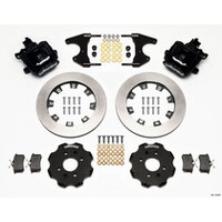 Wilwood Combination Parking Brake Rear Kit 12.19in Red Civic / Integra Drum 2.46 Hub Offset