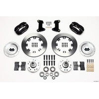 Wilwood Forged Dynalite Front Kit 12.19in Polished 74-80 Pinto/Mustang II Disc Spindle only