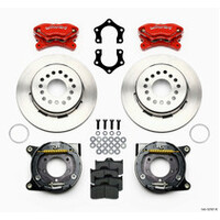 Wilwood Forged Dynalite P/S Park Brake Kit Red Mopar/Dana 2.50in Off w/Snap Ring Brng