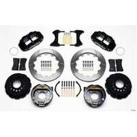 Wilwood Narrow Superlite 4R Rear P-Brk Kit 12.88in Drilled Chevy 12 Bolt w/ C-Clips Stggrd mt