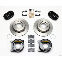 Wilwood Forged Dynalite P/S Park Brake Kit Drilled Chevy 12 Bolt-Spec 3.15in Brng Stggrd mt