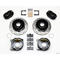 Wilwood Forged Dynalite P/S Park Brake Kit Chevy 12 Bolt-Spec 3.15in Brng Stggrd mt