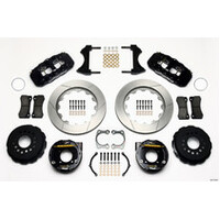 Wilwood AERO4 Rear P-Brake Kit 14.00in Drilled Chevy 12 Bolt w/ C-Clips