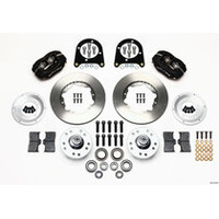 Wilwood Forged Dynalite Front Kit 11.00in Polished 37-48 Ford Psgr. Car Spindle