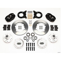 Wilwood Forged Dynalite Front Kit 11.00in Drilled 1970-1973 Mustang Disc & Drum Spindle