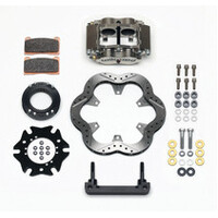 Wilwood Billet Narrow Dynalite Radial Mount Rear Inboard Sprint Kit 10.50in SuperAlloy Vented Rotor