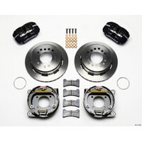 Wilwood Dynapro Low-Profile 11.00in P-Brake Kit - Red Chevy 12 Bolt 2.75in Off w/ C-Clips