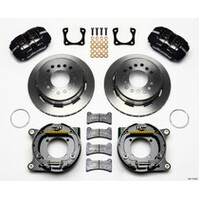 Wilwood Dynapro Low-Profile 11.00in P-Brake Kit - Red Chevy 12 Bolt Spcl 2.81in Off Stag Mount