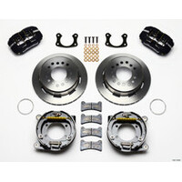 Wilwood Dynapro Low-Profile 11.00in P-Brake Kit - Red New Big Ford 2.50in Off Front Mount