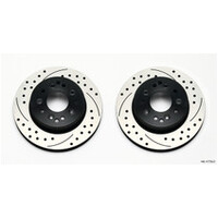 Wilwood Rotor Kit Front/Rear-Drilled 65-82 Corvette C2/C3 (1Pc Rotors)