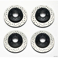 Wilwood Rotor Kit Front-Drilled 65-82 Corvette C2/C3 (1Pc Rotors)