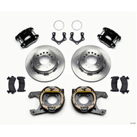 Wilwood D154 P/S P-B Kit Drilled-Red Mopar/Dana 2.50in Off w/Snap Ring Brng