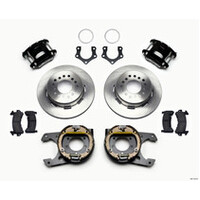 Wilwood D154 P/S P-B Kit Drilled-Red Mopar/Dana 2.36in Off w/Snap Ring Brng