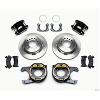 Wilwood D154 P/S Park Brake Kit Drilled New Big Ford 2.50in Off Staggerd Mount