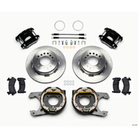 Wilwood D154 P/S Park Brake Kit Drilled Jeep Dana 35 2.56 Off 5-lug w/ lines