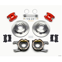 Wilwood D154 P/S Park Brake Kit Jeep Dana 35 2.56 Off 5-lug w/ lines