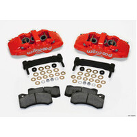 Wilwood AERO6 Front Caliper & Bracket Kit - Black 97-13 C5/C6 Corvette w/ OEM HD/Z51 Rotors