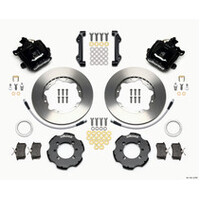 Wilwood Combination Parking Brake Rear Kit 11.00in Drilled 2012 Fiat 500 w/ Lines