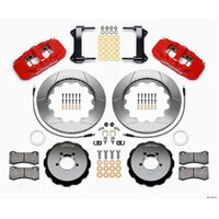 Wilwood AERO6 Front Hat Kit 14.00 1999-2012 Subaru WRX w/Lines