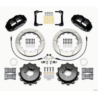 Wilwood Narrow Superlite 4R Rear Kit 12.88in Drilled 2008-2012 Subaru WRX w/Lines