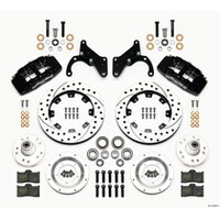 Wilwood Dynapro 6 Front Hub Kit 12.19in 69-70 Impala Drum/Disc 69-82 Vette