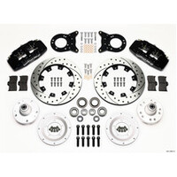 Wilwood Dynapro 6 Front Hub Kit 12.19in 1965-1969 Mustang Disc & Drum Spindle