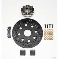 Wilwood Dynapro Single LW Left Front Kit - Midget 10.20in Aluminum Drilled Rotor