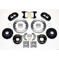 Wilwood Narrow Superlite 4R Rear P-Brk Kit 12.88in Drilled Chevy 12 Bolt w/ C-Clips