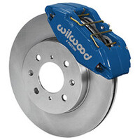 Wilwood DPHA Front Caliper & Rotor Kit Drilled Honda / Acura w/ 262mm OE Rotor - Competition Blue