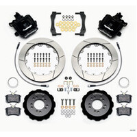 Wilwood Combination Parking Brake Rear Kit 12.88in Drilled 2013-Up Ford Focus ST w/ Lines