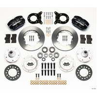 Wilwood Dynapro Dust-Boot Front Kit 11.00in Drilled 1965-1969 Mustang Disc & Drum Spindle