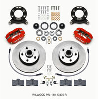 Wilwood Forged Dynalite-M Front Kit 11.30in 1 PC Rotor&Hub 1965-1969 Mustang Disc & Drum Spindle