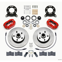 Wilwood Forged Dynalite-M Front Kit 11.30in 1 PC Rotor&Hub 1970-1973 Mustang Disc & Drum Spindle