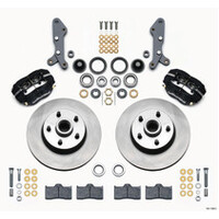 Wilwood Forged Dynalite-M Front Kit 11.30in 1 PC Rotor&Hub-Drill 60-68 Ford / Mercury Full Size