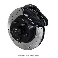 Wilwood Forged Dynalite-M Front Kit 11.30in 1 PC Rotor&Hub 60-68 Ford / Mercury Full Size / Galaxie