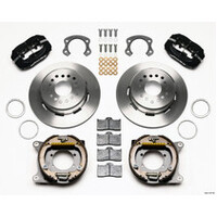 Wilwood Forged Dynalite P/S Park Brake Kit Drilled Ford 8.8 Special w/2.50in Offset-5 Lug