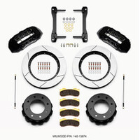 Wilwood TX6R Rear Kit 15.50in Clear Ano 2011-2015 GM Truck/SUV 2500