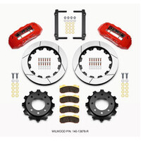 Wilwood TX6R Rear Kit 16.00in Black 1999-2010 GM H2 / 2500 4.63 Cntr