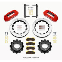 Wilwood TX6R Rear Kit 16.00in Black 1999-2010 GM Trk 2500 HD 4.84 Cntr