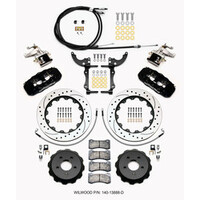 Wilwood AERO4 / MC4 Rear Kit 14.00 2015-Up Mustang w/Lines & Cables