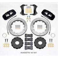 Wilwood AERO6 Front Hat Kit 15.00 Drilled 2014-up Corvette C7 w/Lines