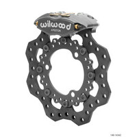 Wilwood Dynapro Single Front Kit 11.75in Dirt Modified 11.75in Scalloped Steel Rotor