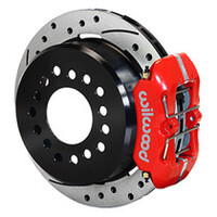 Wilwood Dynapro 12 Bolt Low-Pro Rear Kit w/ E-Brake 11in Drilled & slotted / 2.75-2.81in off - Black